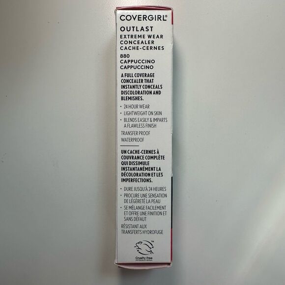 5/ $25 Covergirl Outlast Extreme Wear Concealer 880 Cappuccino NIB - Picture 3 of 4